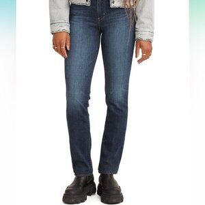 Levi’s 511 Red Tab Jeans Straight Leg Dark Wash Denim Zipper Fly Pockets 31 32L